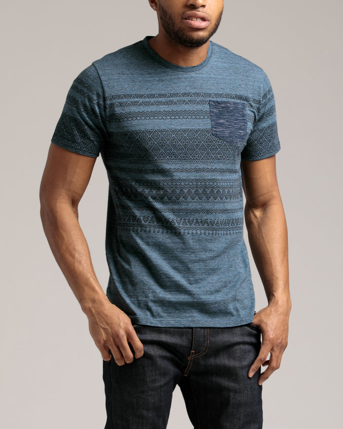 Ray Tee - Color: Dolphin | Blue