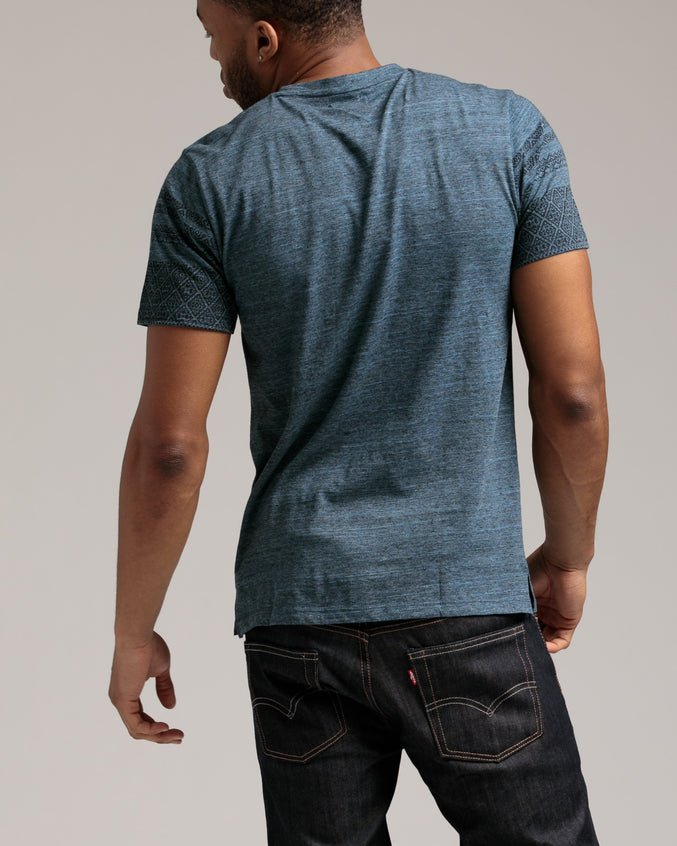 Ray Tee - Color: Dolphin | Blue