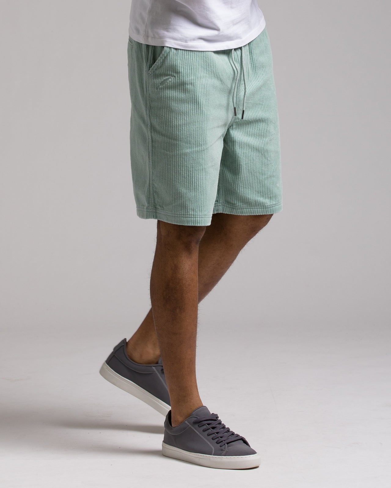 Osvaldo Cord Shorts - Color: Moss | Green