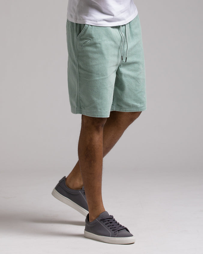 Osvaldo Cord Shorts - Color: Moss | Green