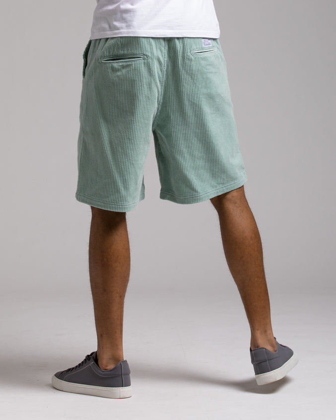 Osvaldo Cord Shorts - Color: Moss | Green