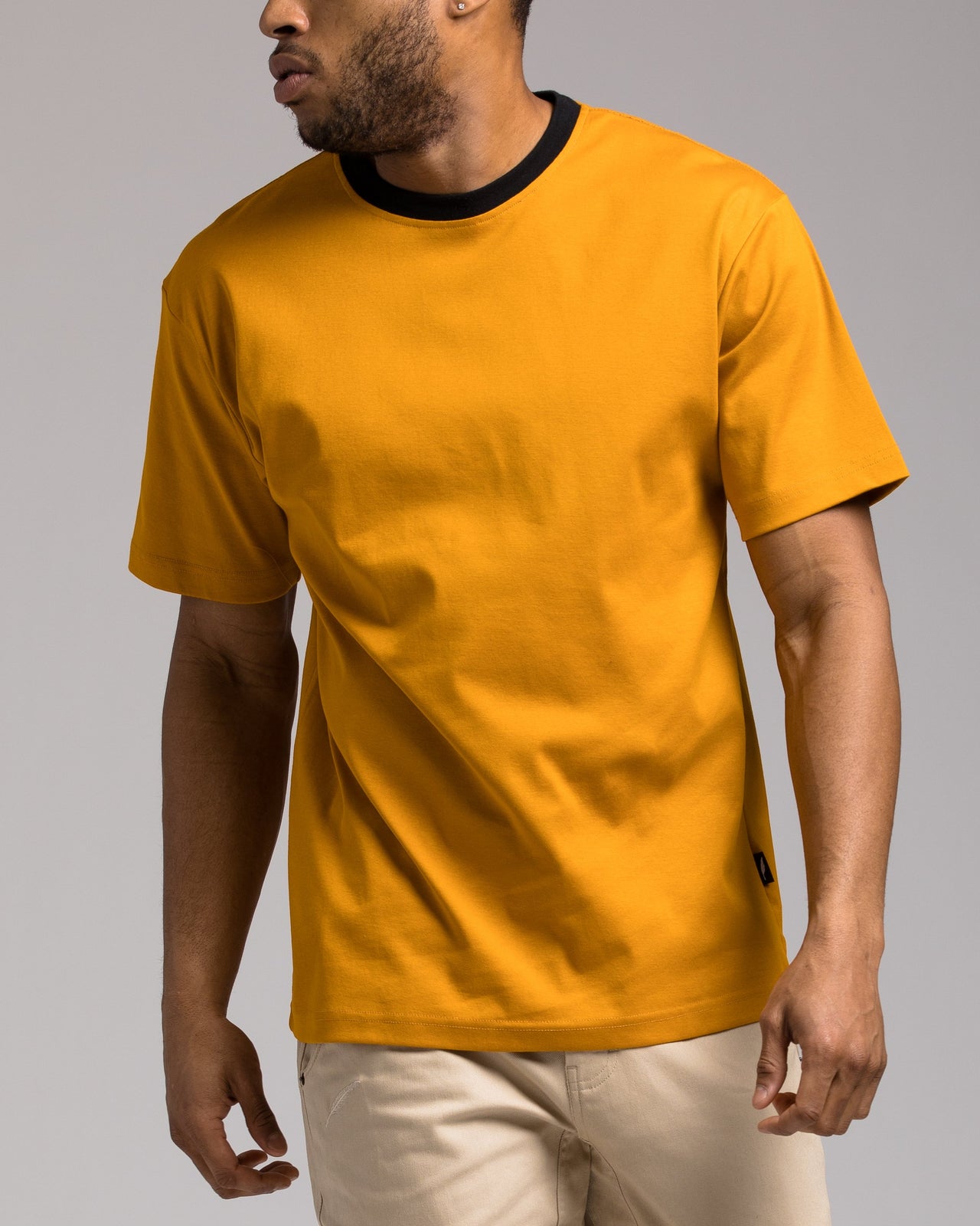 Emery SS Tee - Color: Mustard | Yellow