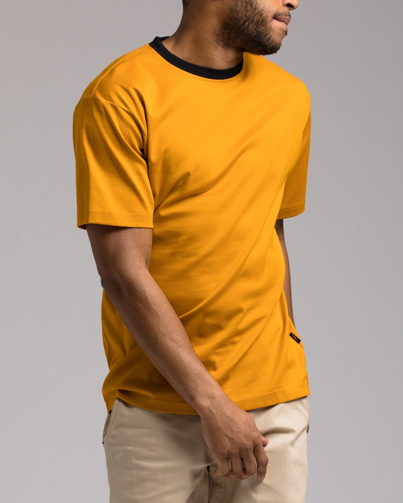 Emery SS Tee - Color: Mustard | Yellow