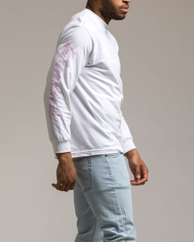 Night Call Triple Triangle Tee - Color: White | White