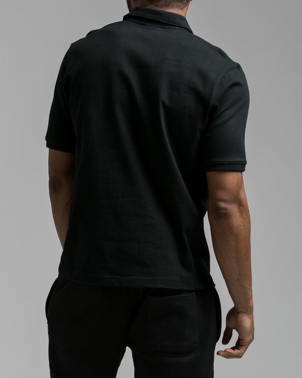 Reverse Weave® Polo - Color: Black | Black