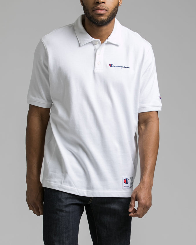 Reverse Weave® Polo - Color: White | White