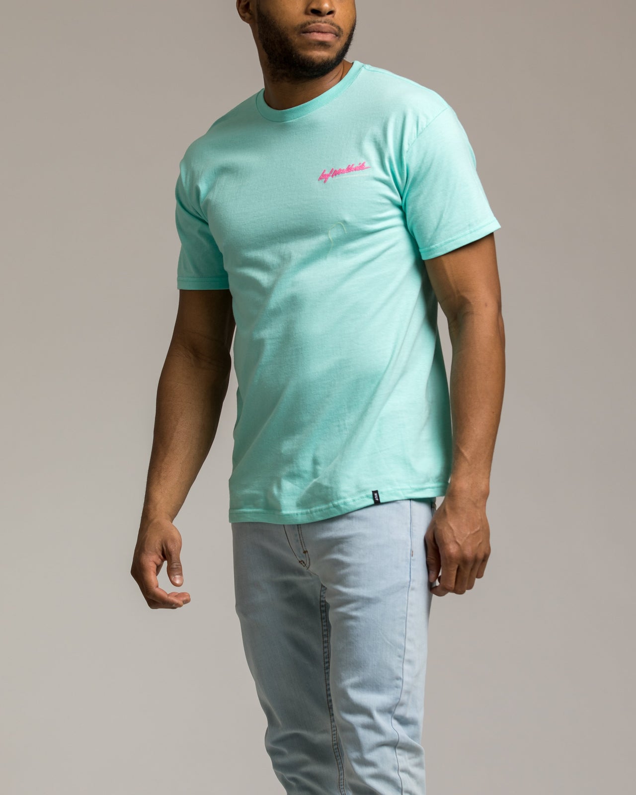 Classic H XXX Tee - Color: Celadon | Blue