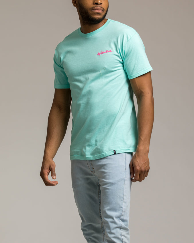 Classic H XXX Tee - Color: Celadon | Blue