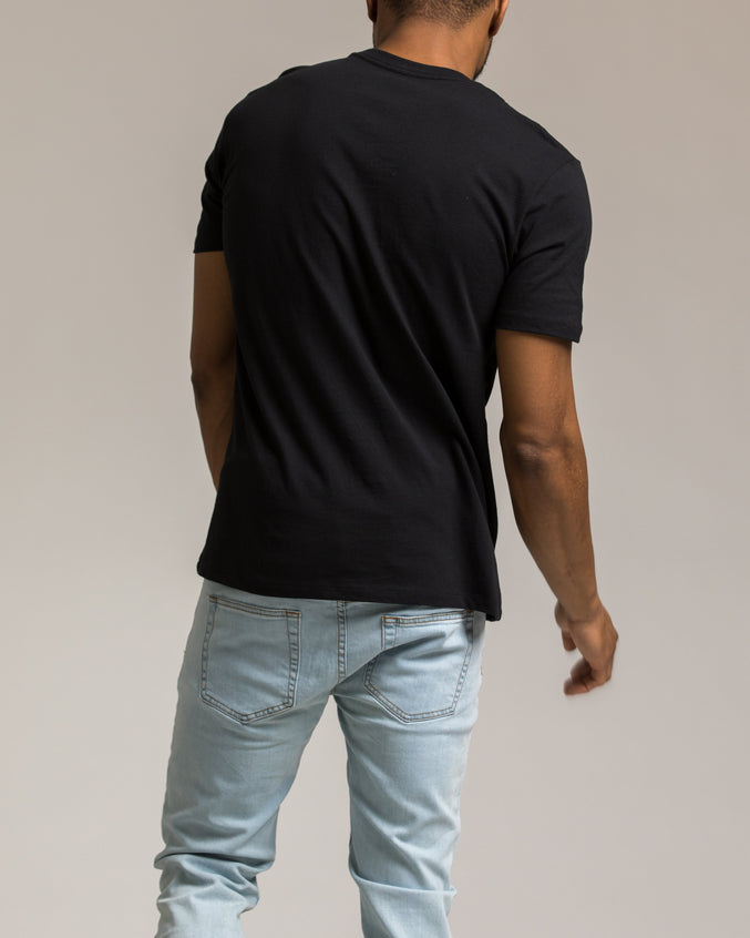 Felix Watching Pocket Tee - Color: Black | Black