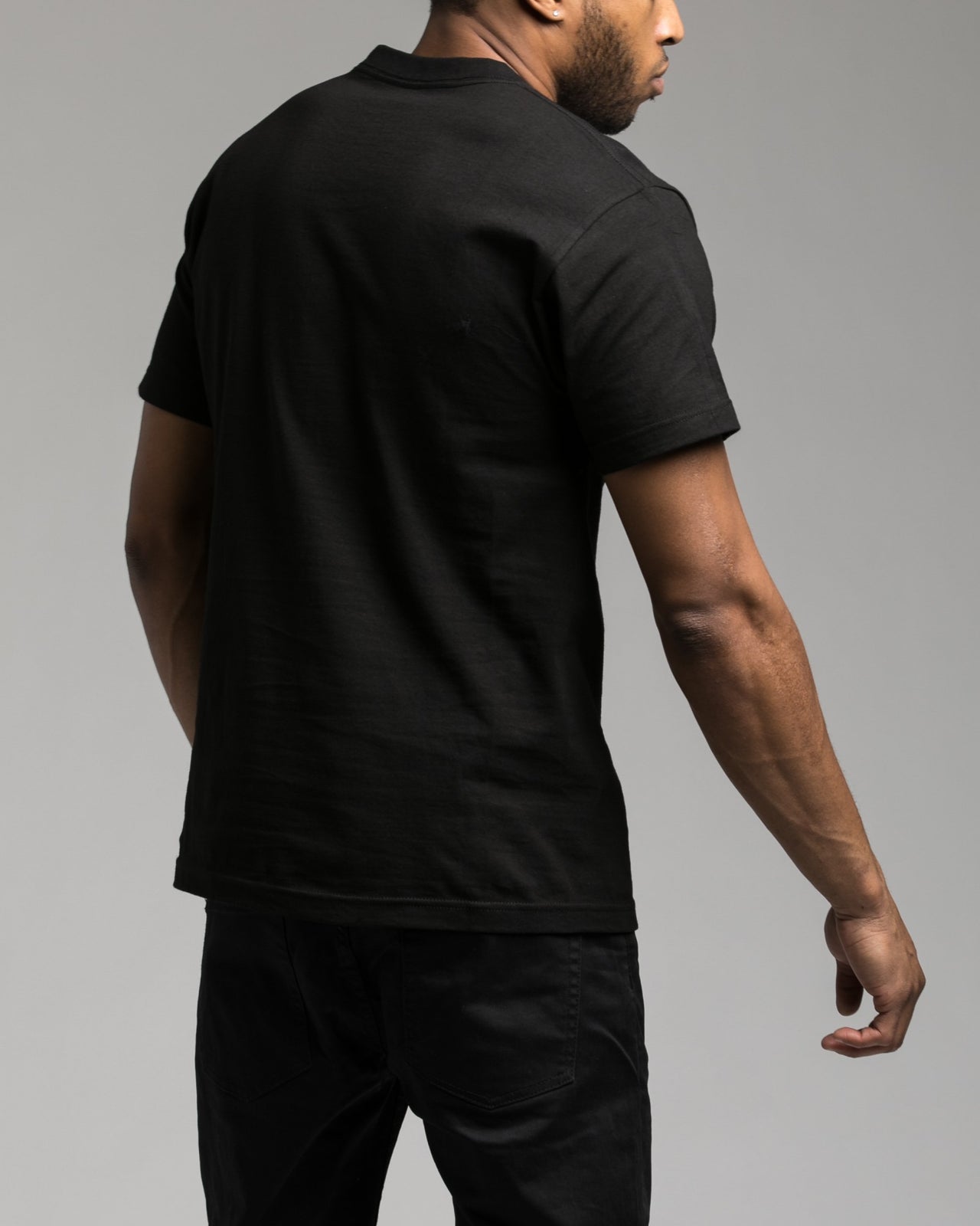 Rose Patch Tee - Color: Black | Black