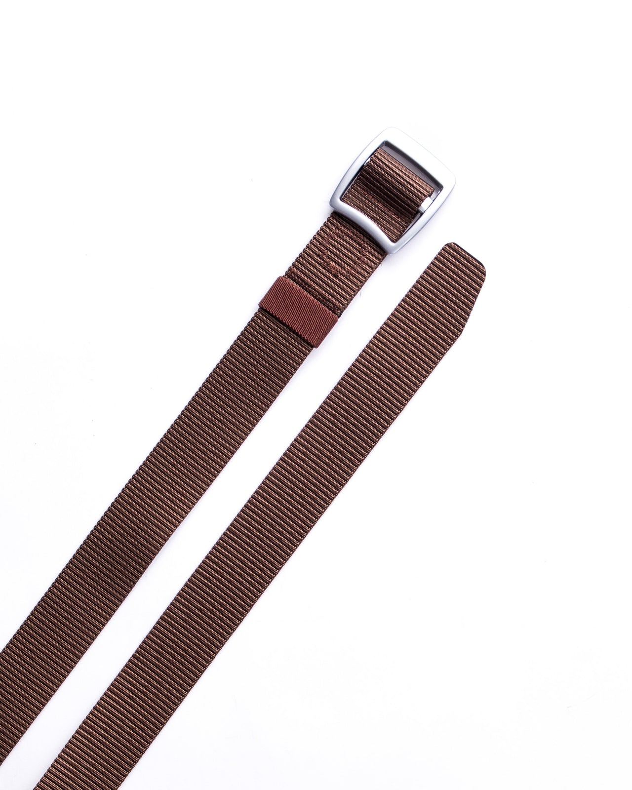 Trek Buckle Belt - Color: Brown/Silver | Brown